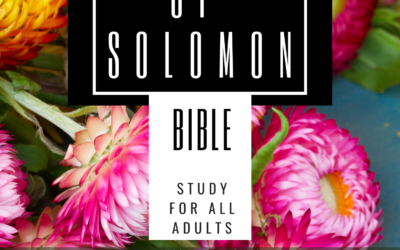 SONG OF SOLOMON (adults of all ages)