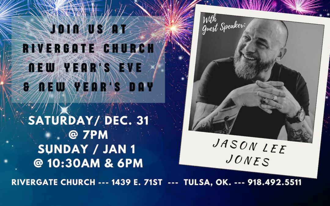 Jason Lee Jones – Saturday, December 31 at 7pm – Sunday, January 1 at 10:30am & 6pm