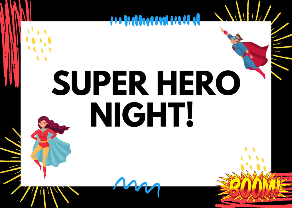 Featured image for “RGC Children’s Dept: Super Hero Night (Wednesday, April 10th, 2024 – 7pm)”
