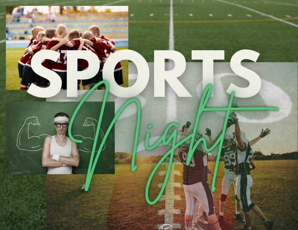 Featured image for “Sports Night! (Sunday, October 15th, 2023 – 6pm)”