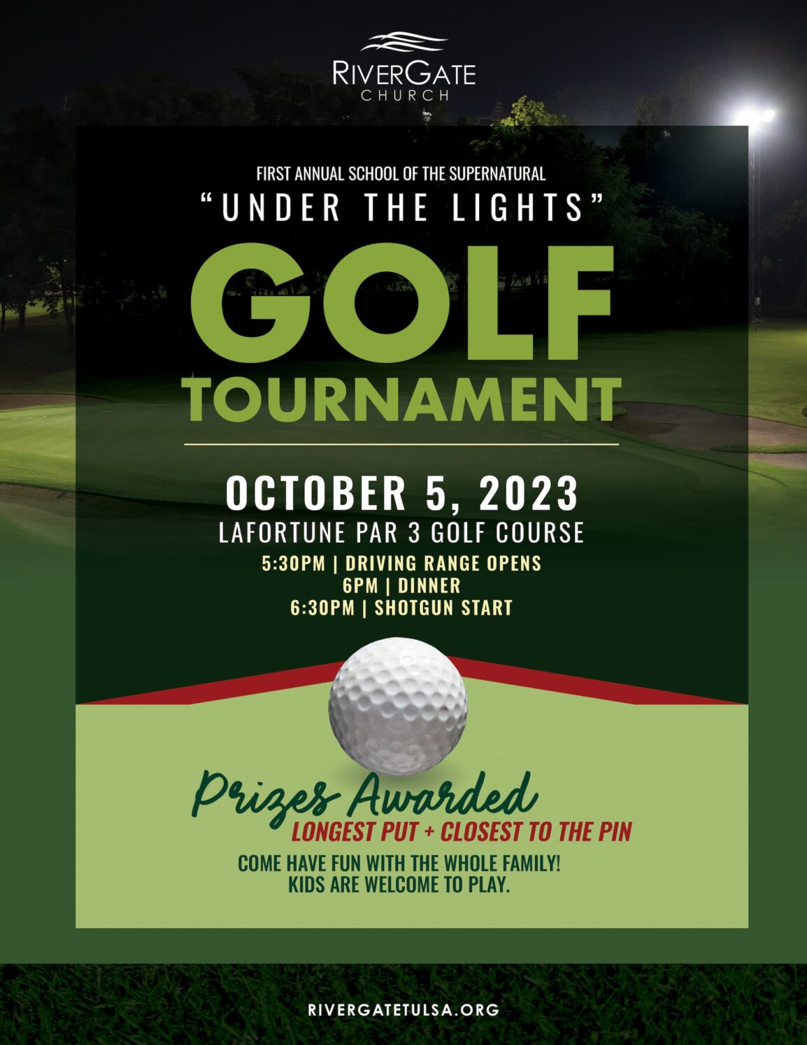 Golf Tournament Poster October 5th, 2023