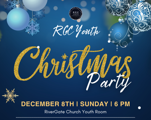 Featured image for “RGC Youth Christmas Party (Sun, December 8th, 2024 – 6pm service)”