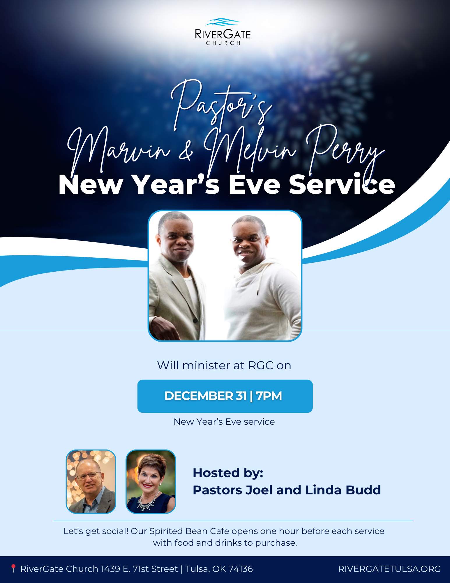 Featured image for “New Year’s Eve Service – Pastors Marvin & Melvin Perry”