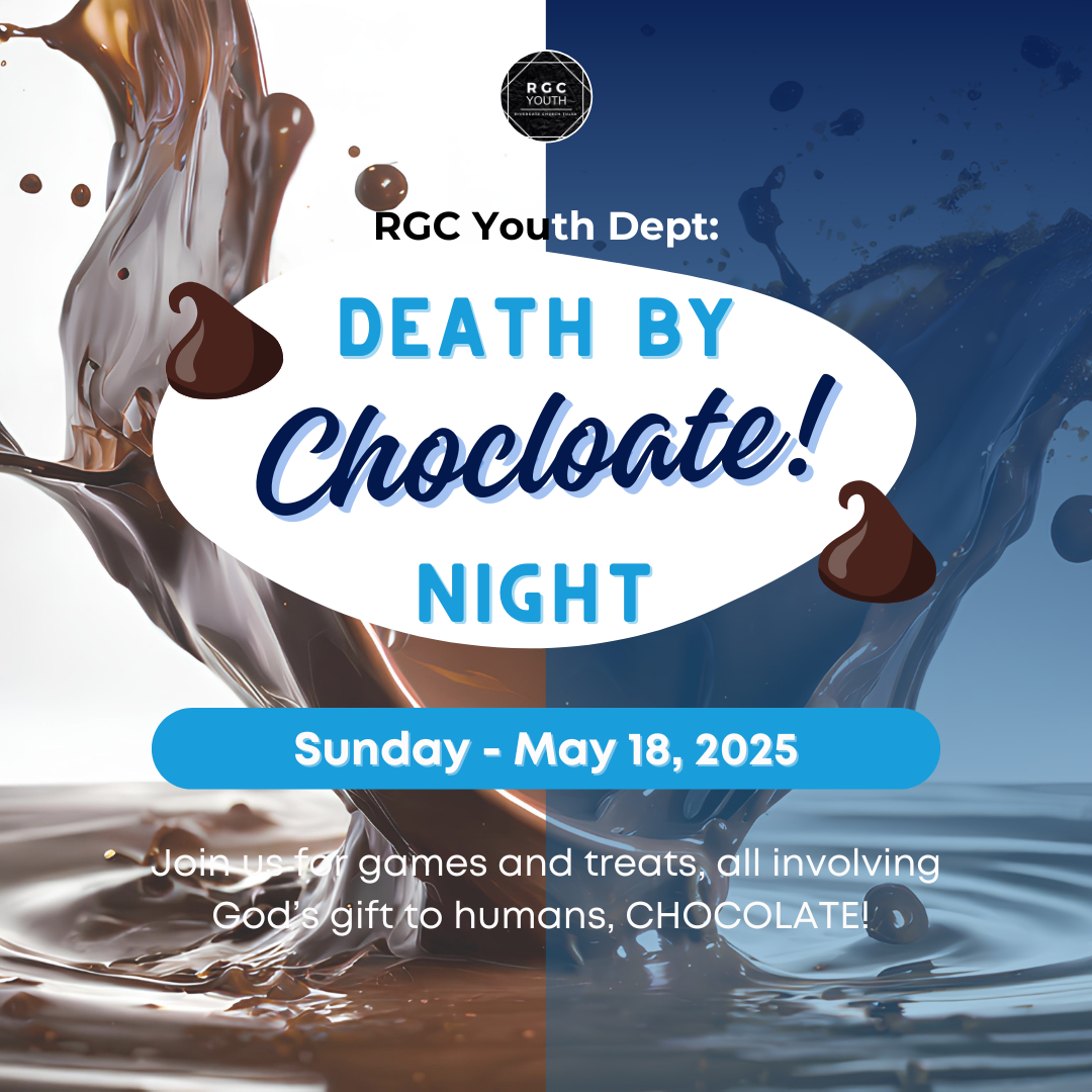 Featured image for “RGC Youth: Death by Chocolate Night (Sunday, May 18th, 2025 – 6pm)”