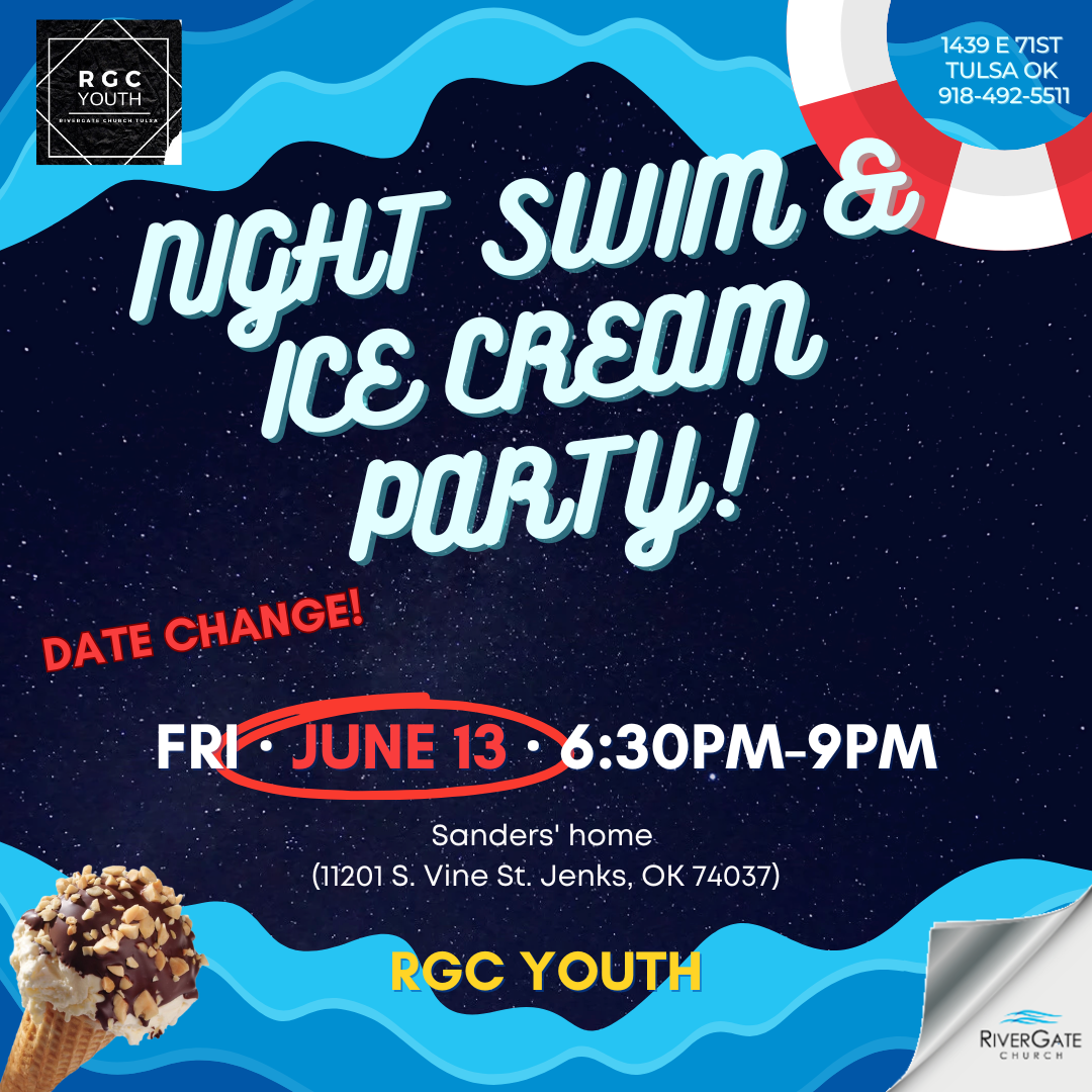 Featured image for “RGC Youth: Night Swim & Ice Cream Party (Friday, June 13th, 2025 – 6:30pm-9pm)”