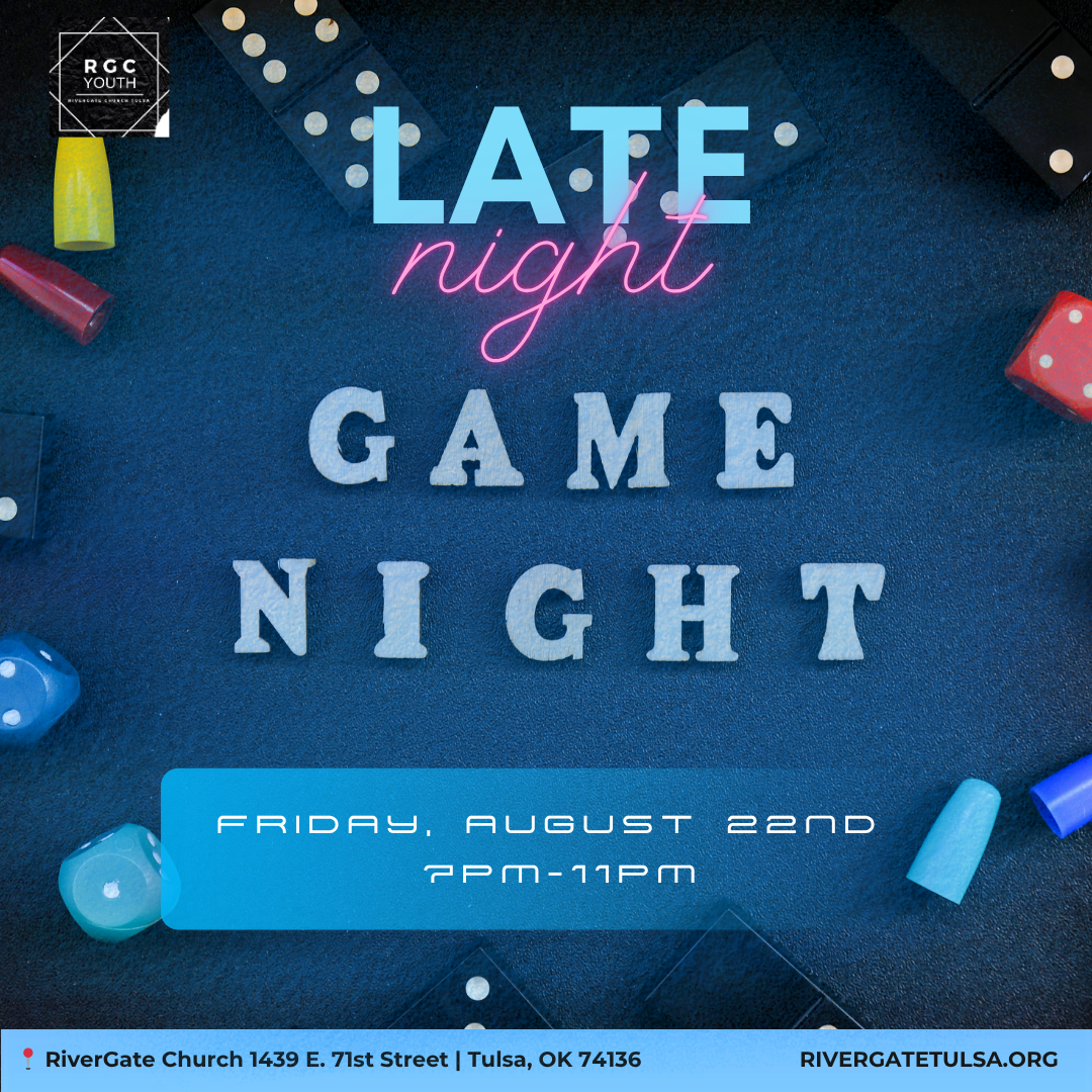 Featured image for “RGC Youth: Late Night Game Night (Friday, August 22nd, 2025 – 7pm-11pm)”