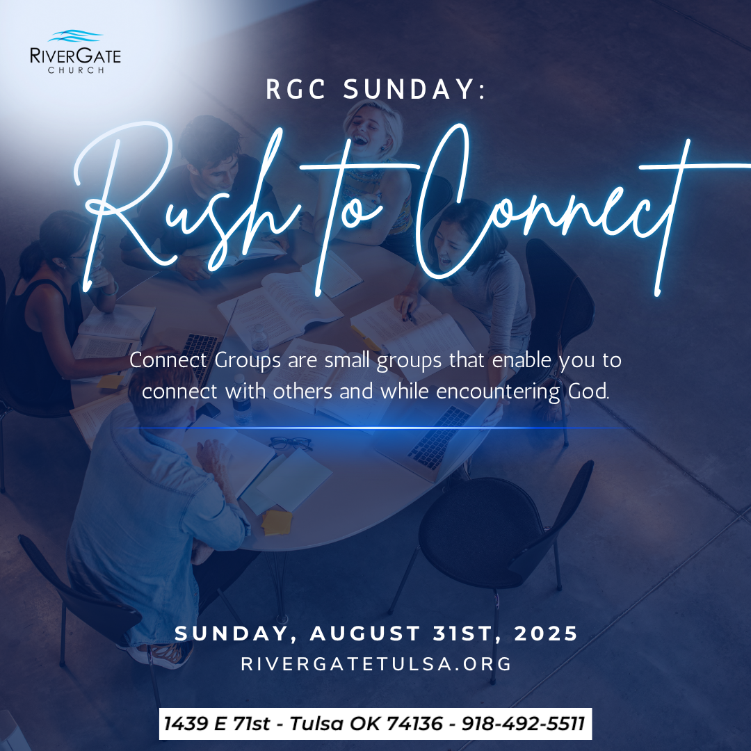 Featured image for “RGC Rush to Connect Sunday (August 31st, 2025)”