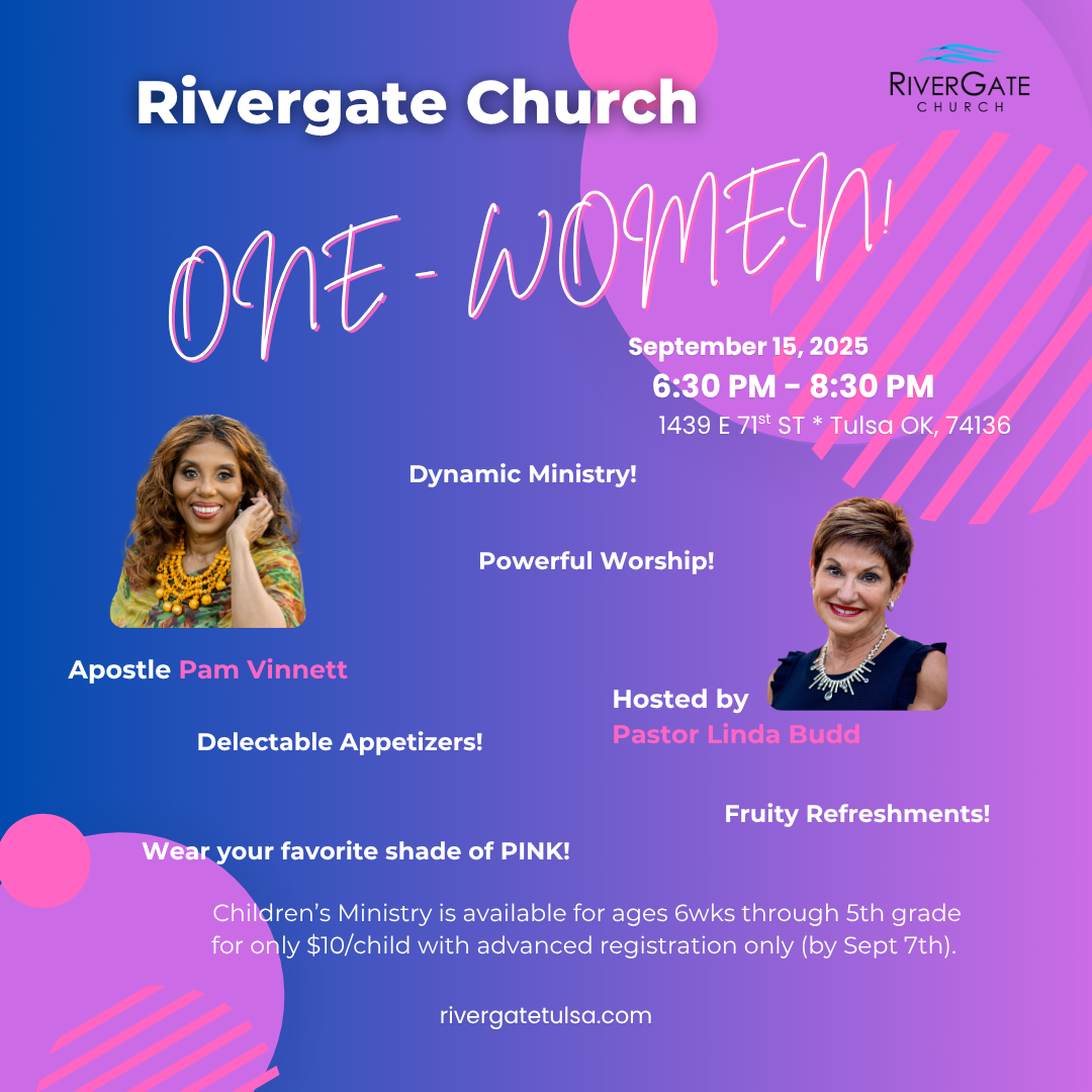 Featured image for “Pastor Linda Budd invites you to attend ONE: Women!  Monday, September 15th, 2025”