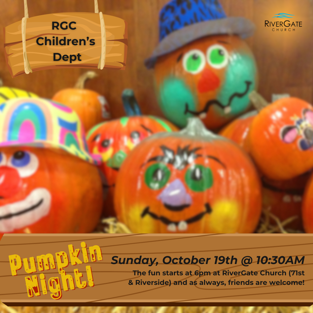 Featured image for “RGC KiDs: Pumpkin Night! (Sunday, October 19th, 2025 – 6pm)”