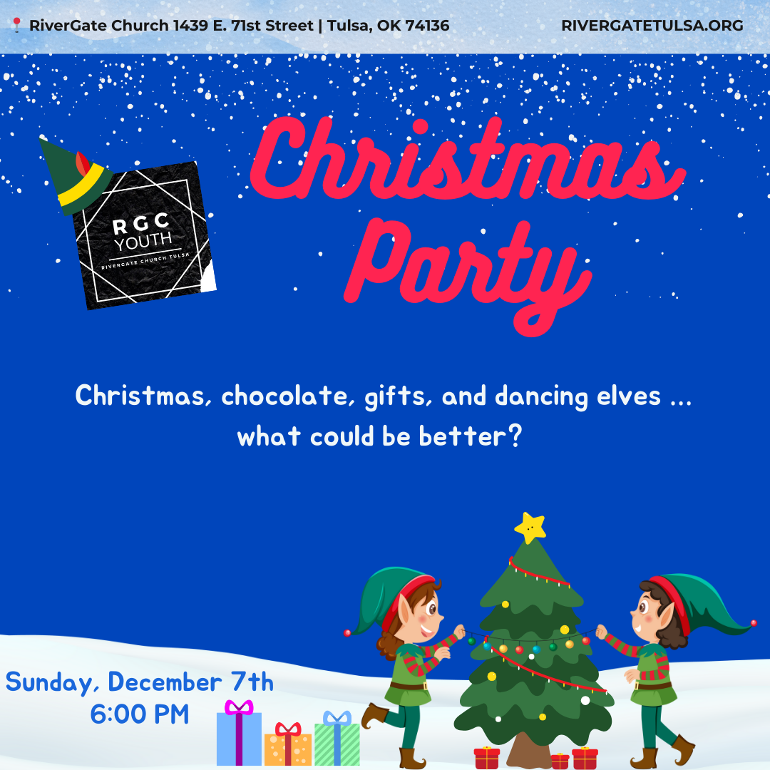 Featured image for “RGC YOUTH: Christmas Party (Sunday, December 7th, 2025 – 6pm service)”