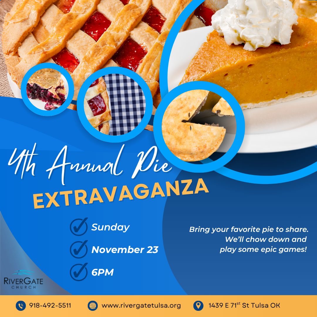Featured image for “RGC YOUTH: Pie Party (Sunday, November 23rd, 2025 – 6pm)”