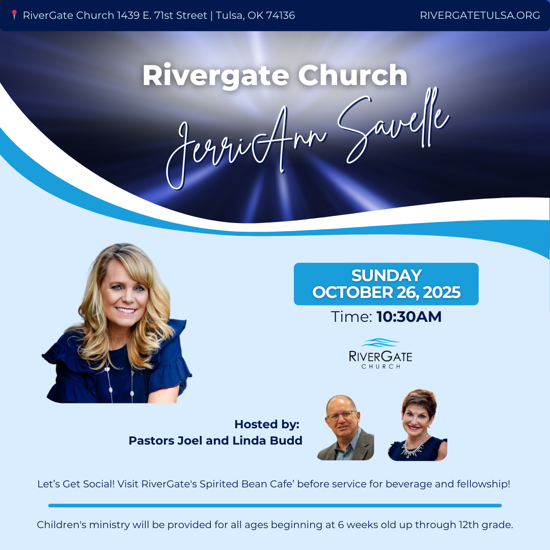 Featured image for “Guest Speaker: Pastor JerriAnn Savelle (Sunday, October 26th, 2025)”