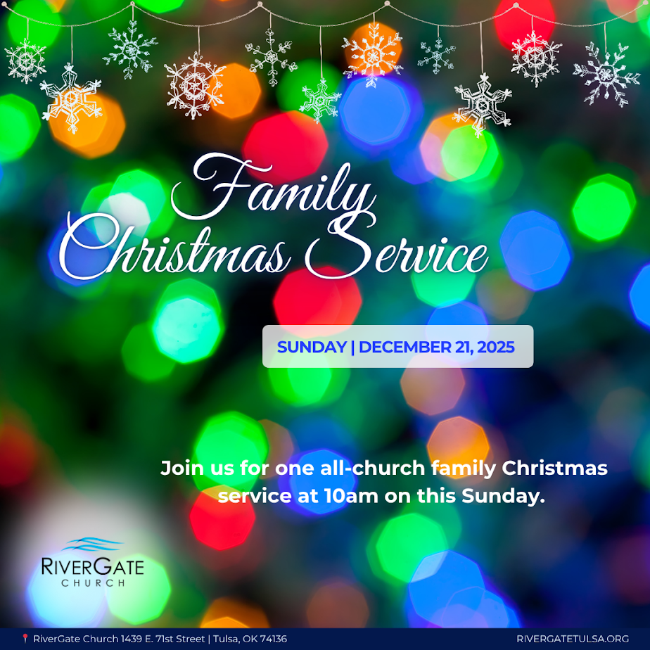 Featured image for “RGC Family Christmas Service – Sunday, December 21st, 2025 – 10am service ”