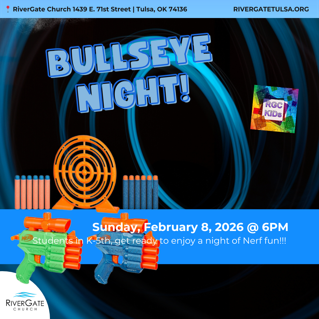 Featured image for “RGC KiDs: Bullseye Night! (Sunday, February 8th, 2026 – 6pm)”