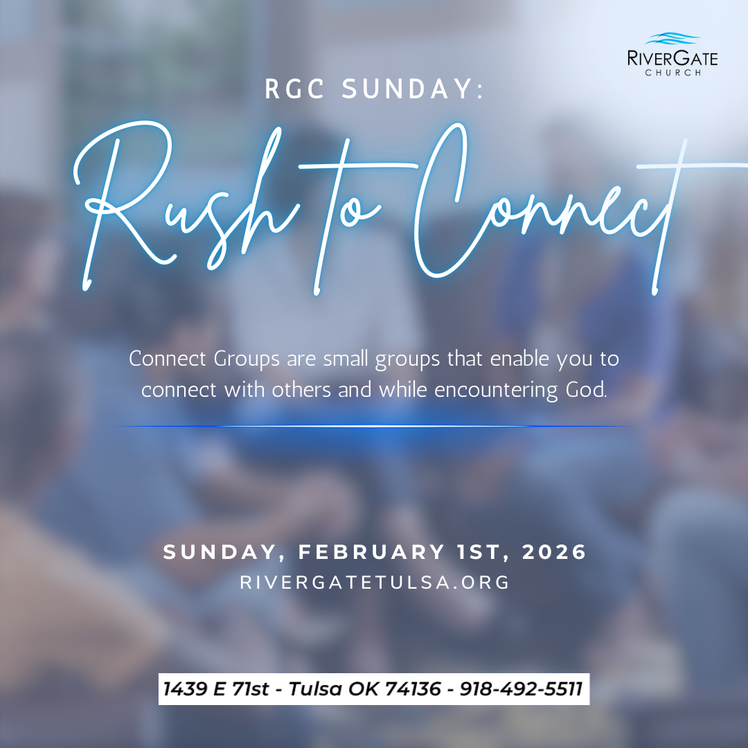Featured image for “RGC Rush to Connect Sunday (Sunday, February 1, 2026)”