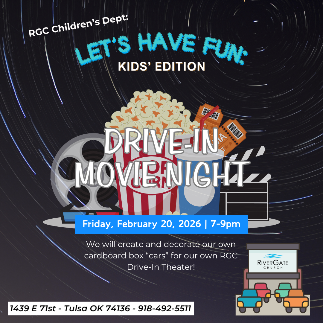 Featured image for “LET’S HAVE FUN: KIDS’ EDITION (Drive-In Movie Night) – Friday, February 20th, 2026 (7pm-9pm)”
