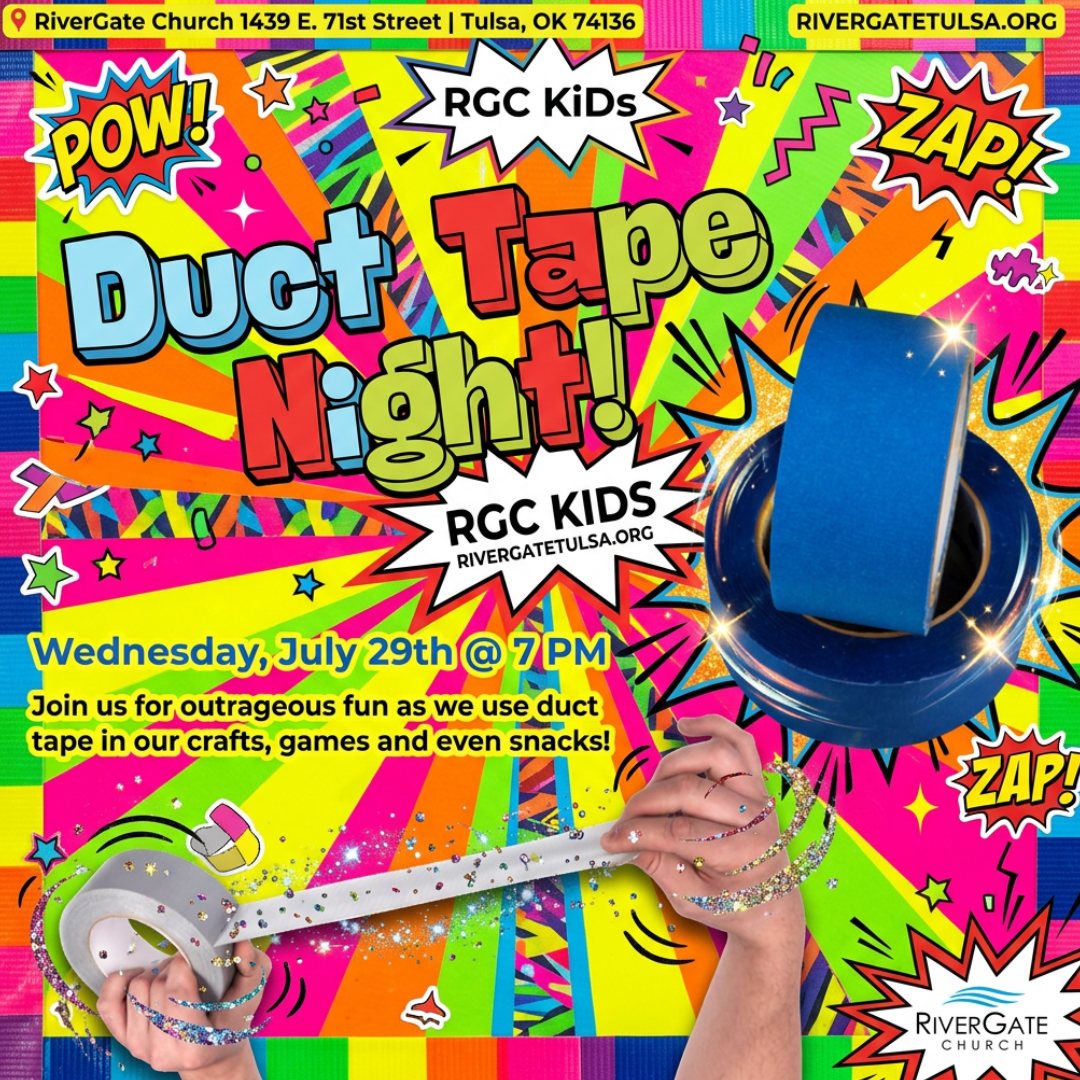 Featured image for “RGC KiDs – Duct Tape Night (Wednesday, July 29th, 2026-7pm)”