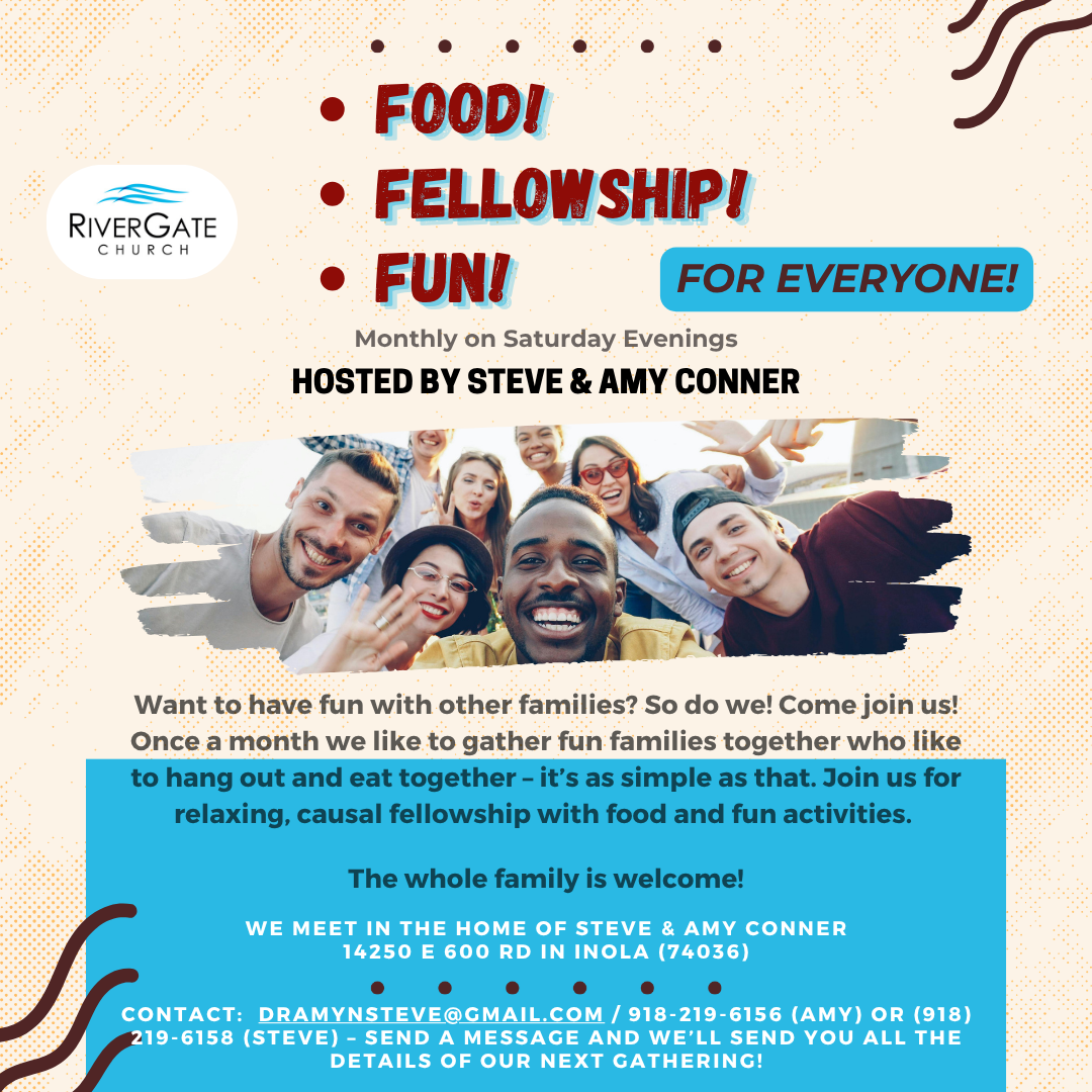 Featured image for “FOOD, FELLOWSHIP & FUN FOR ALL FAMILIES (monthly for families)”