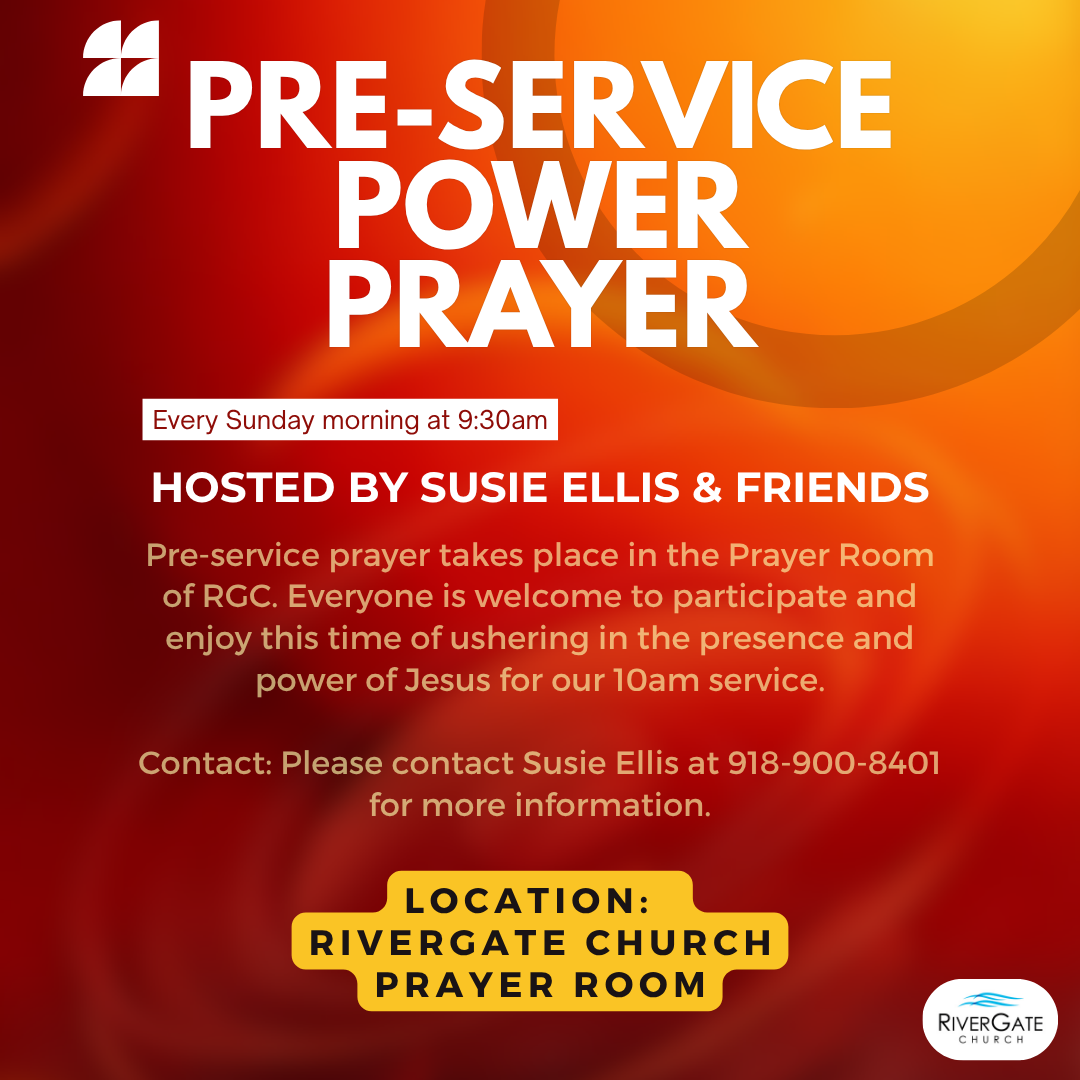 Featured image for “PRE-SERVICE PRAYER”