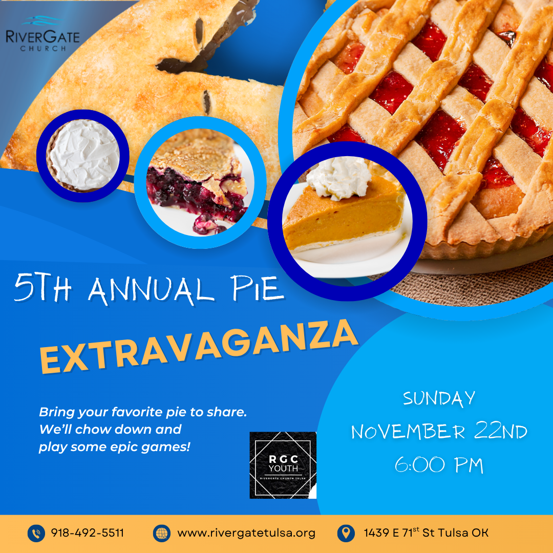 Featured image for “RGC YOUTH: Pie Party (Sunday, November 22nd, 2026 – 6pm)”