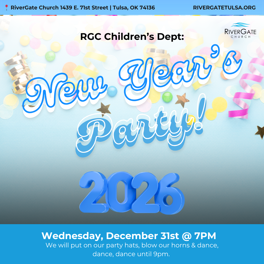 Featured image for “RGC Children’s Dept: New Year’s Party! (Thursday, Dec 31st, 2026 at 7pm)”