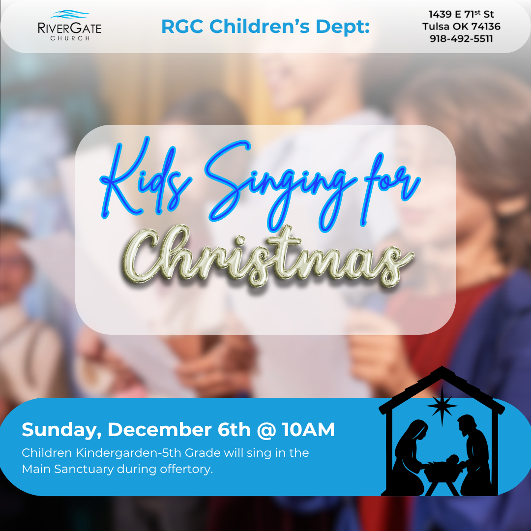 Featured image for “RGC Children’s Dept: Kids singing for Christmas (Sunday, Dec 6th, 2026 – 10am Service)”